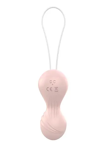 Вагінальні кульки Boss Remote Control Tighten 8 см (світло-рожевий) - фото 4