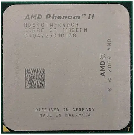 Процессор AMD Phenom II x4 840T 2.9-3.2 Ghz AM3, 95W Б/У