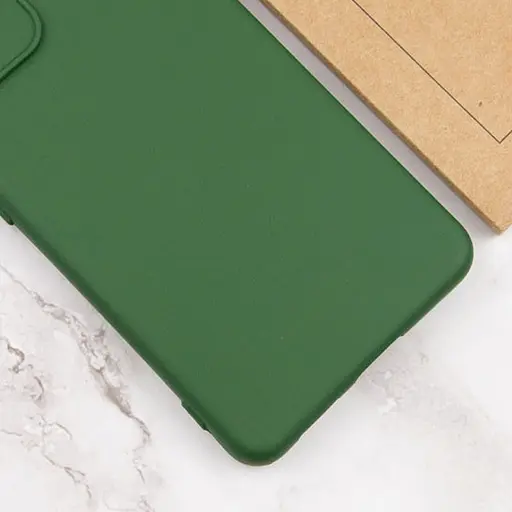 Чохол Lakshmi Silicone Cover Full Camera (AAA) для Xiaomi Redmi Note 12 4G Зелений / Cyprus Green - фото 4
