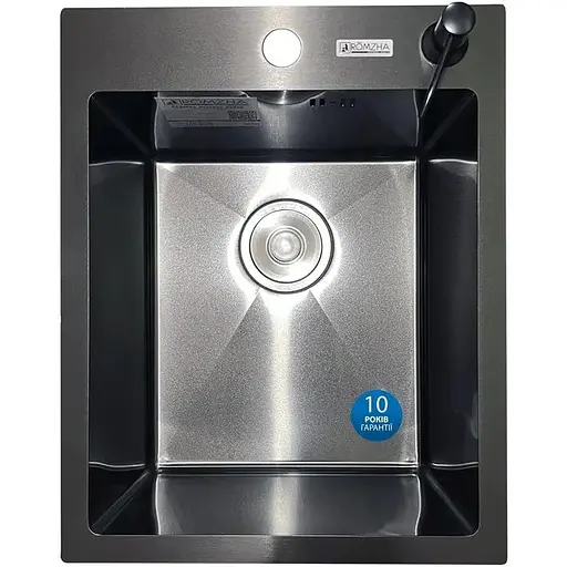 Кухонная мойка Romzha Arta U-350S BL - фото 2