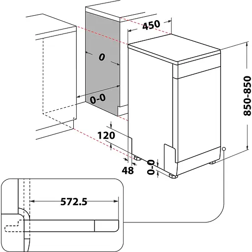 Посудомийна машина Whirlpool WSFO3O23PF з функцією самоочищення - фото 9