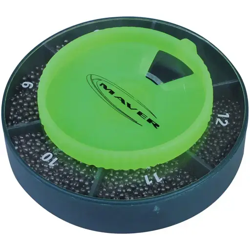 Набор грузил Maver Scatola Pallini Supercalibrati 250g №8; 9; 10; 11; 12 - фото 1