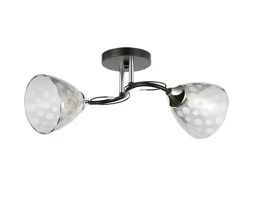 Люстра декоративная INTEREES V 6106-2 BK+CR