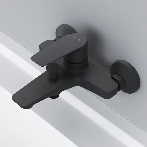 Смеситель для ванны Am.Pm Gem black matt F90E10022 Черный матовый - фото 11