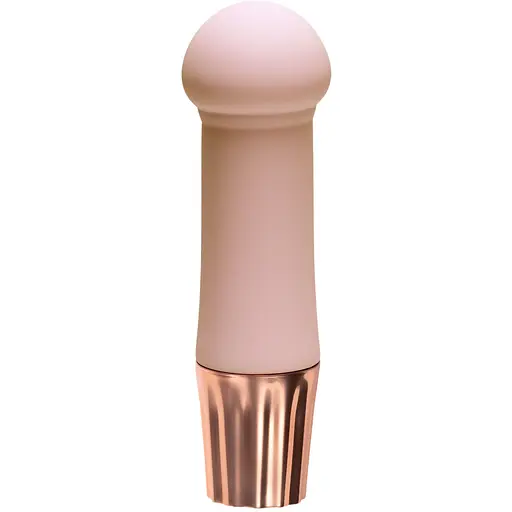 Міні-вібратор Crushious Mellow Puff рожевий 11 х 3.2 см - фото 1