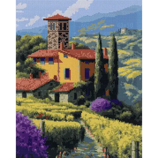 Алмазная мозаика Santi Тоскана 40х50 см на подрамнике (956043)