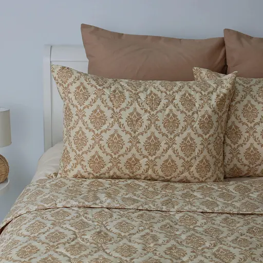 Покривало ТЕП Elegante Cotton Beige Fantasy 180 х 240 см та 2 наволочки 50 х 70 см (4-04578_32780) - фото 4