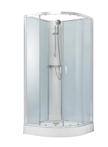 Душевая кабина Volle Oliva 90x90 с поддоном 11-88-173, прозрачный, хром - фото 1