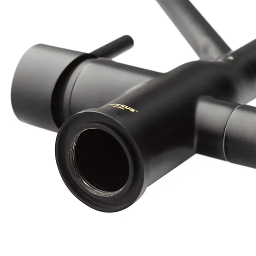 Змішувач для кухні Mixxus Premium Gravity 021 Black з гнучким виливом MI6978 Чорний матовий - фото 4