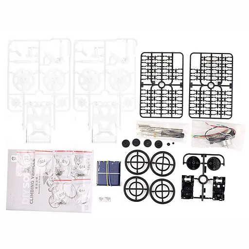 Конструктор позашляховик-скелелаз на сонячній батареї DYY008 Diy Solar White - фото 2