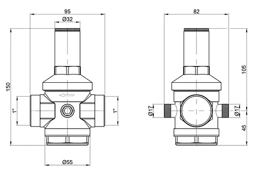Редуктор Icma 1" №246 (91246AF05) - фото 3