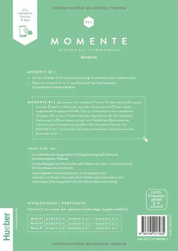 Momente B1.1 Kursbuch plus interaktive Version - фото 2