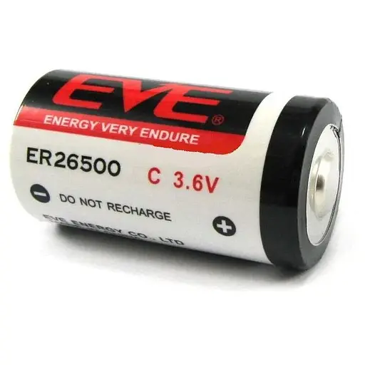 Батарейка літієва EVE ER26500 C 3.6V LiSOCl2 STD типорозміру 26500 (C) 8500mAh
