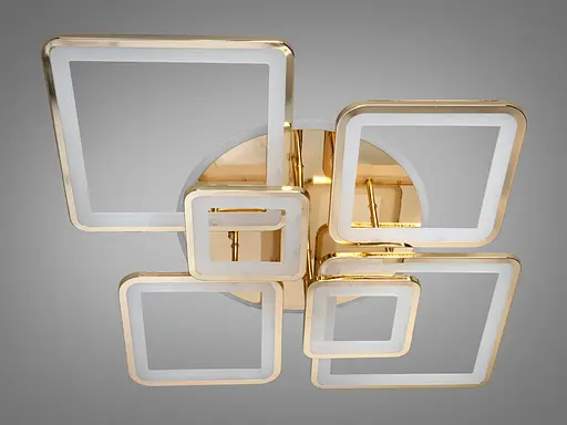 LED люстра на пульте с димером и разноцветной подсветкой, 150W - фото 3