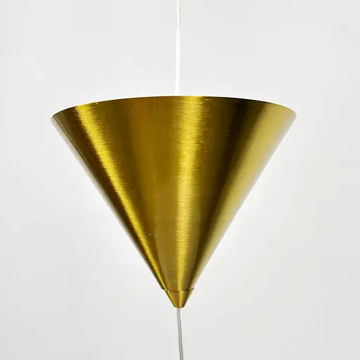 Латунный подвесной светильник с конусным дизайном Line F | Ст. MJ349/3 AB - фото 7