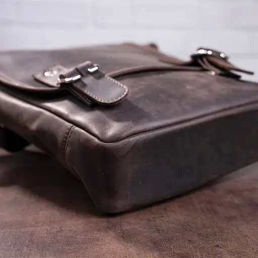 Сумка кожаная мужская SHVIGEL  25х33х9 см sum0012477 - фото 8