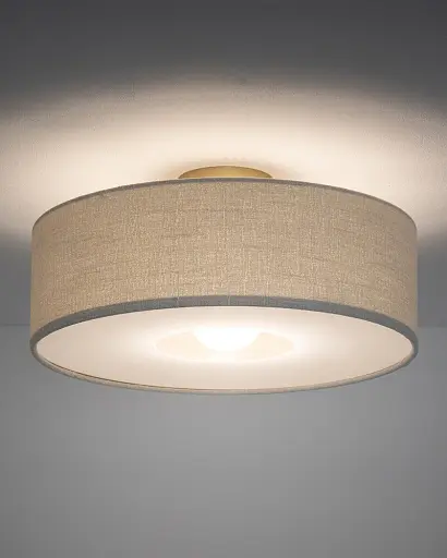 Люстра Nowodvorski 11651 Santana M E27 1x25W IP20 бежева - фото 2