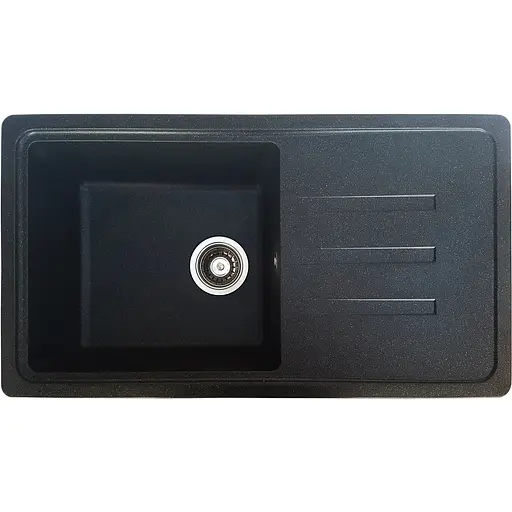 Кухонна мийка Romzha Trei 78 Antracit (902)