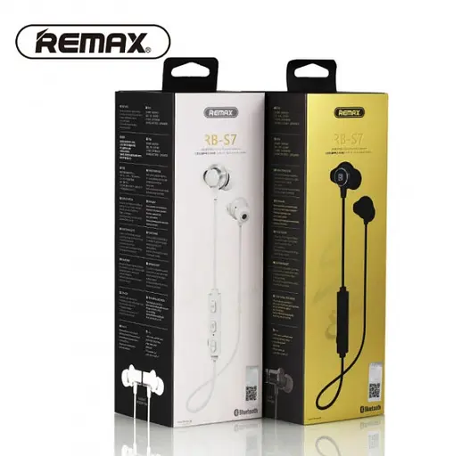 Спортивні вакуумні Bluetooth навушники гарнітура Remax RB-S7 Чорні - фото 8