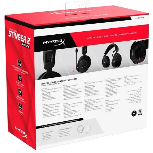 Навушники з мікрофоном HyperX Cloud Stinger 2 Wireless Black (676A2AA) - фото 10