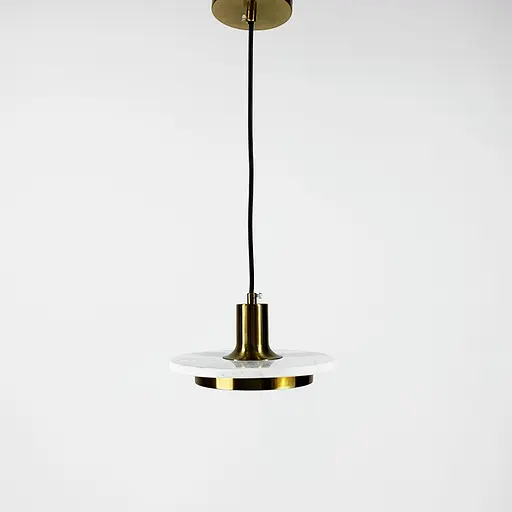 Підвіс Lumina із білим мармуровим плафоном LED в стилі Ар-деко Line.F SC 2/1 WH - фото 9