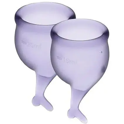 Набір менструальних чаш Satisfyer Feel Secure (lila)