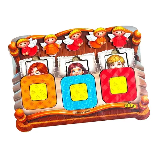 Дидактична гра для дітей "Малюки в ліжечку" Ubumblebees PSD303 (ПСД303) - фото 1