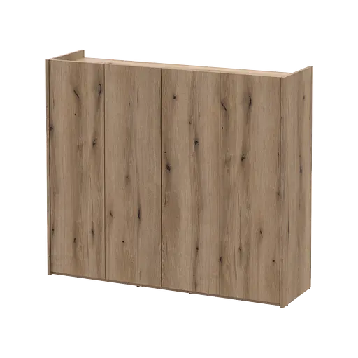 Тумба для обуви Doros Кассель Дуб Эвок 4 ДСП 128х40х110 (41516214)