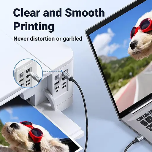 Кабель Ugreen US369 USB-A to USB-B 1m (80801) [149786] - фото 8