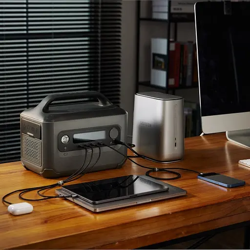 Зарядная станция Ugreen Power Roam 15050 600Вт (680Вт/ч) AC,MPPT,UPS,WIFI/BT - фото 6