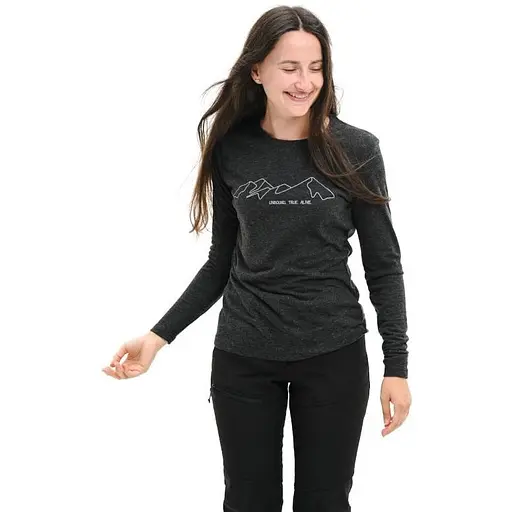 Футболка Turbat Cozy Logo 2 LS Wmn S Чорний (TUR-WCOZYLOGO2LSBLS)