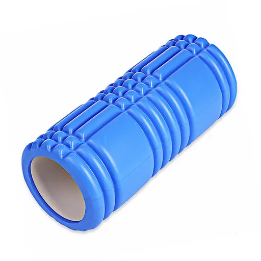 Массажный ролик EasyFit Grid Roller 33 см v.1.0 Синий (EF-2019-Bl) - фото 1