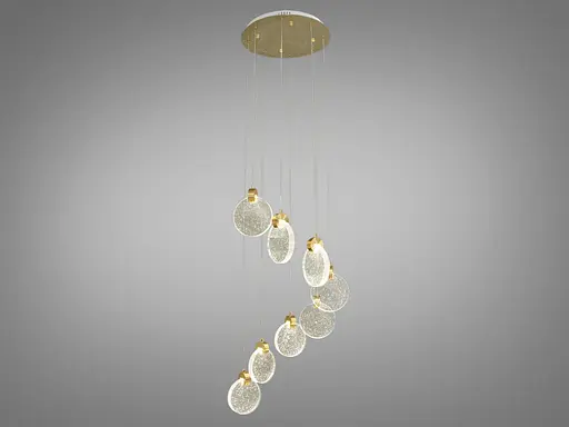 Сучасна світлодіодна люстра потужністю 24W - фото 1