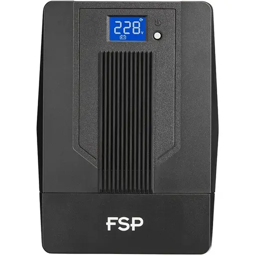 ИБП FSP iFP-1000, 1000ВА/600Вт, LCD, Schukox4. 230V/50Hz, w/o RJ45, w/USB, Black, 12V/7Ahx2, CIS
