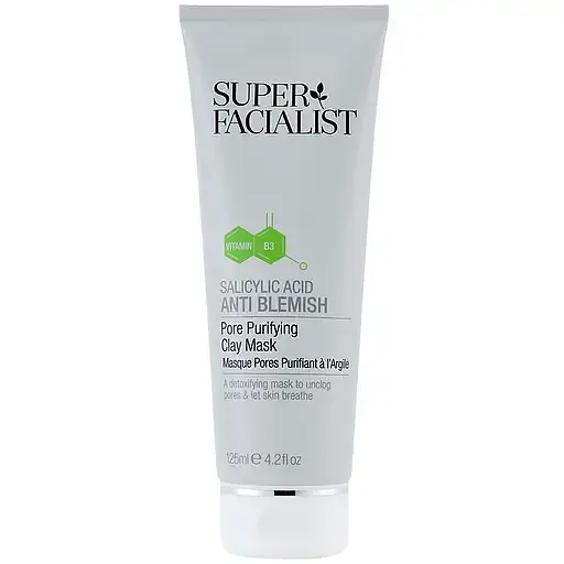 Маска глиняная для очистки лица Super Facialist Salicylic Acid Anti Blemish 125 мл - фото 1