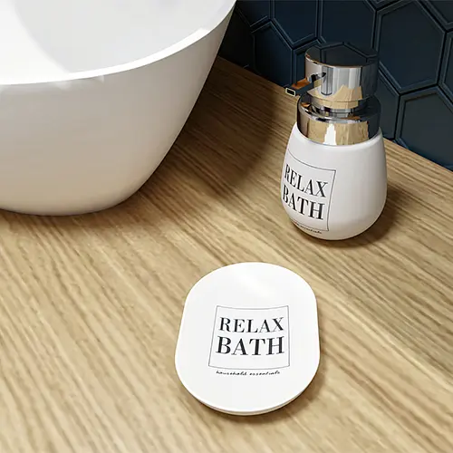 Дозатор для мыла GRAMA, белый (05598) - фото 3