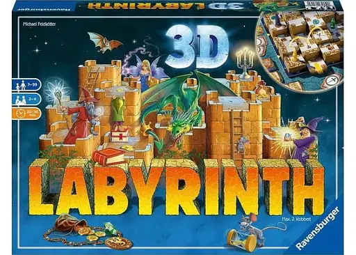 Настольная игра Ravensburger 3D Лабиринт (3D Labyrinth) (англ.) (26831) - фото 2