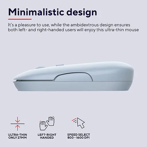 Мишка Trust Puck Wireless/Bluetooth Silent Blue (24126) - фото 9