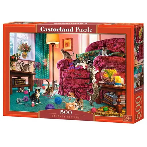 Пазл Castorland Неслухняні кошенята 500 ел. (B-53254) - фото 1