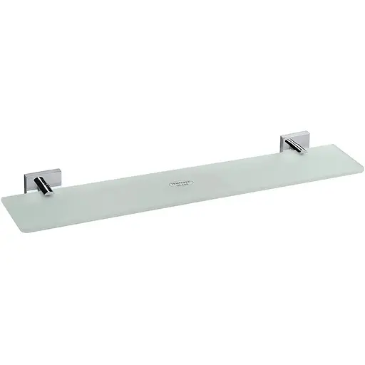 Полка Bemeta Beta стеклянная 600 мм 132102042, Белый - фото 1