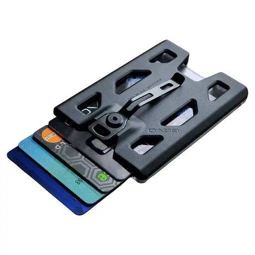 Тримач для значка GOVO T4/гаманець версія з полікарбонату, чорний