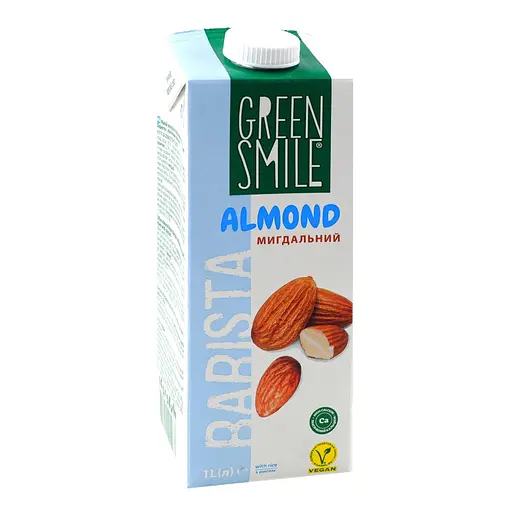 Напиток рисово-миндальный Green Smile Barista ультрапастеризованный обогащенный кальцием 1 л - фото 2