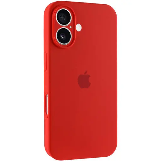 Чехол Epik Silicone Case Full Camera Protective AA для Apple iPhone 16, 6.1 Красный/Red