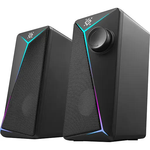 Акустическая система Defender J5, 6W LED USB Black - фото 3