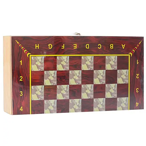 Набір настільних ігор "Шахи 3 в 1" Bambi 28ACD-3 - фото 1