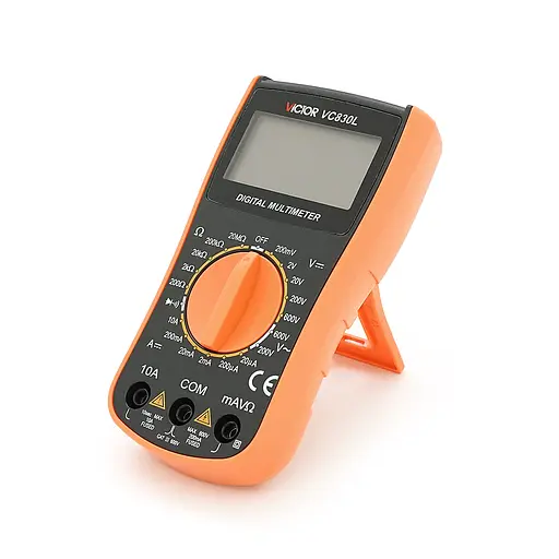 Мультиметр Victor VC830L, вимірювання: V, A, R, Hz - фото 4