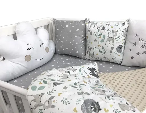 Дитячий набір Moontime у ліжечко "Звірятка" - фото 3