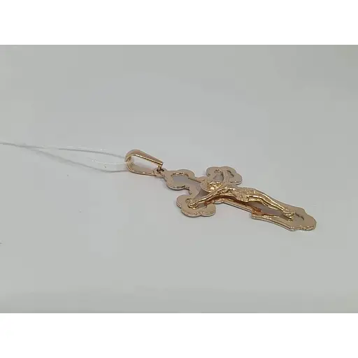 Золотий хрестик Favoritum. Розп'яття Христа. 720018 - фото 2