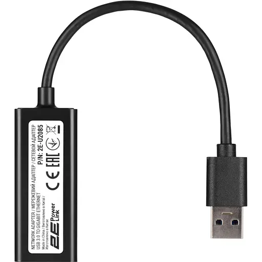 Мережевий адаптер 2E PowerLink U2085 1xGE, USB 3.0 - фото 4