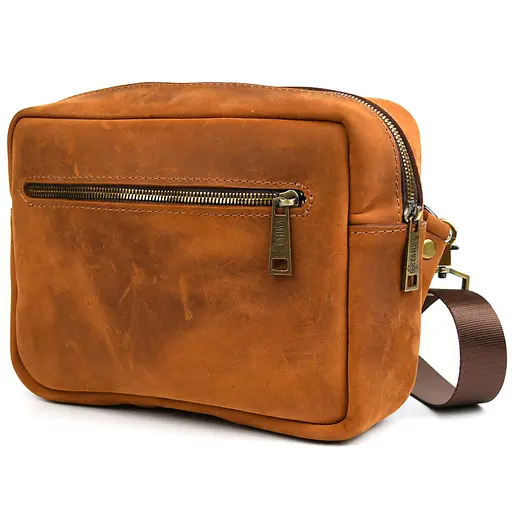 Шкіряна сумка через плече Tarwa 24х17х6 см sum0028315 - фото 5